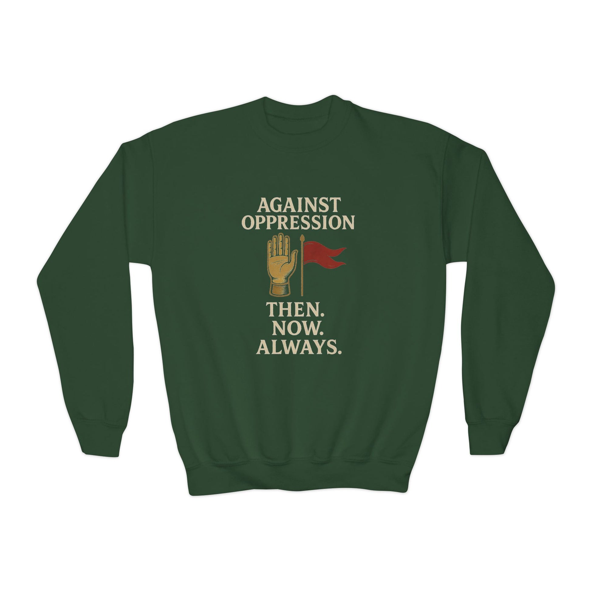 Against Oppression – Muharram & Arbaeen Edition | Unisex Youth Crewneck Sweatshirt