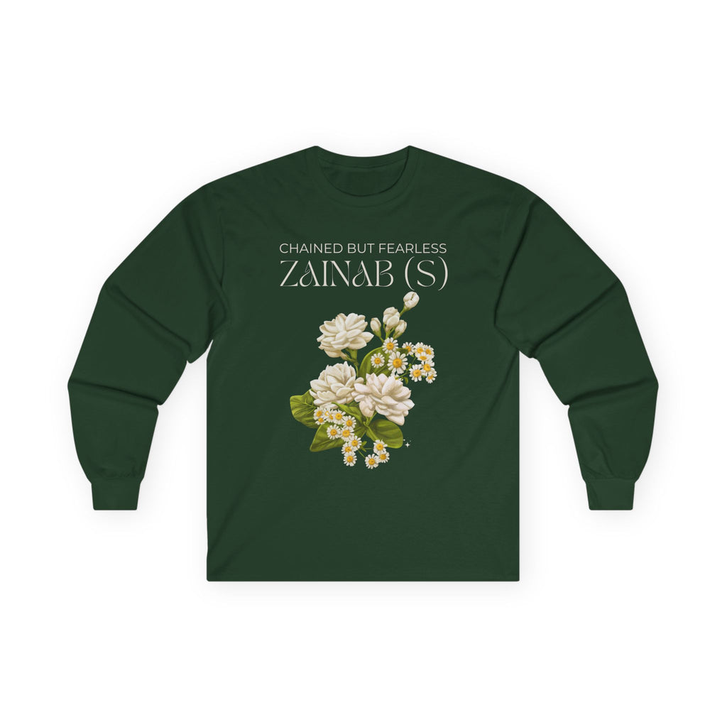 Chained but Fearless - Zainab (S) – Muharram & Arbaeen Edition | Unisex Adult Ultra Cotton Long Sleeve Tee