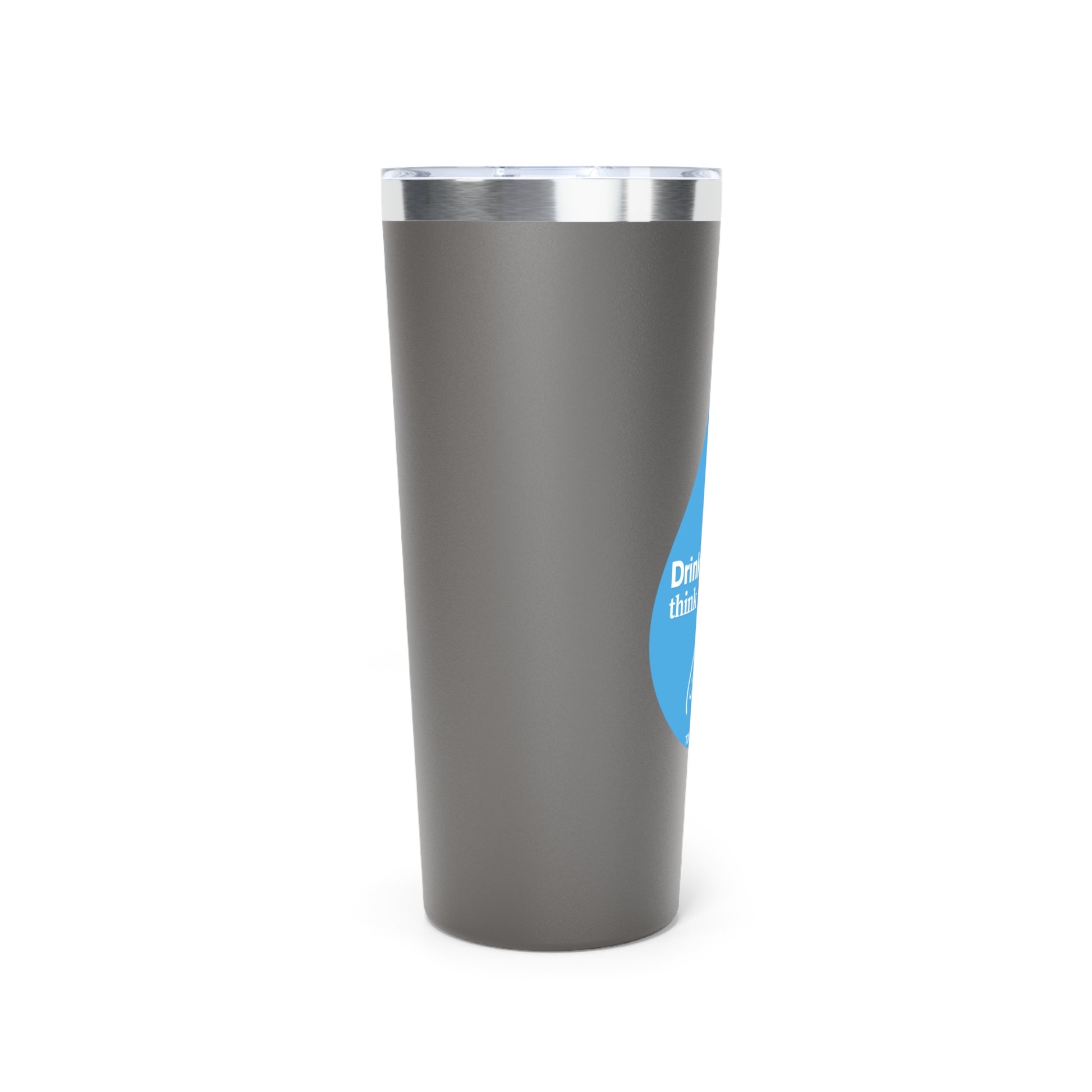 “Drink Water, think Hussain” – Copper Vacuum Insulated Tumbler, 22oz | Karbala Imam Hussain (A) Tribute