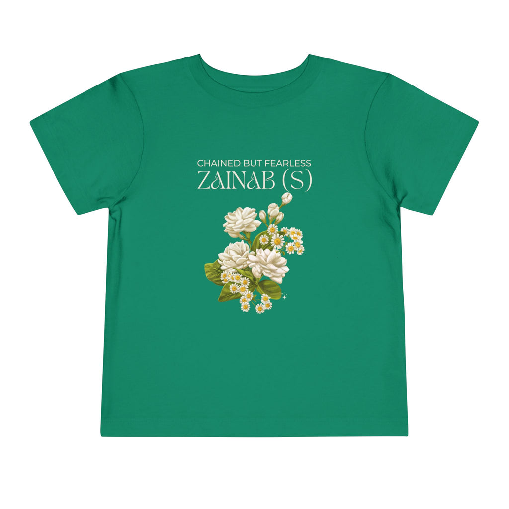Chained but Fearless - Zainab (S) – Muharram & Arbaeen Edition | Unisex Toddler Short Sleeve Tee