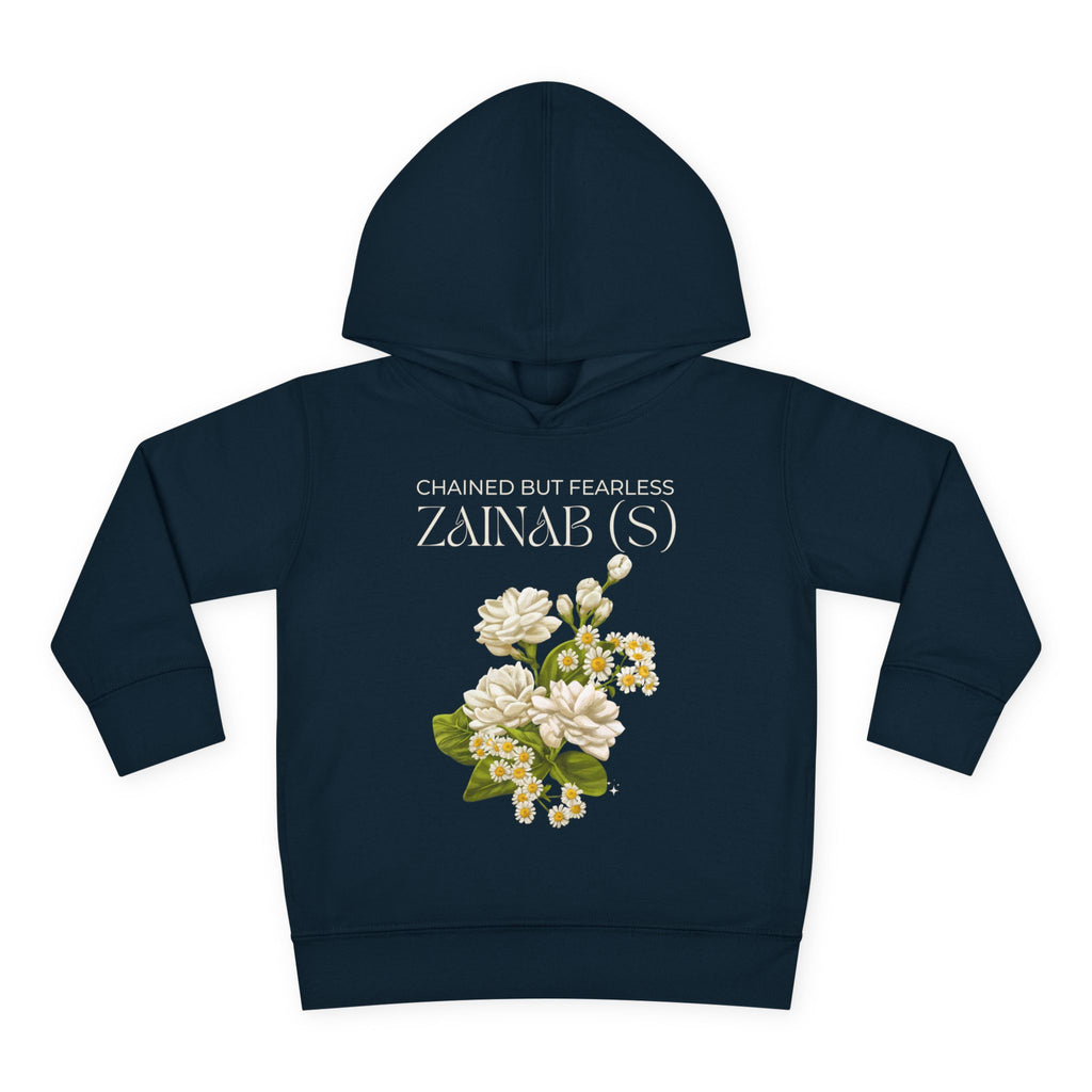 Chained but Fearless - Zainab (S) – Muharram & Arbaeen Edition | Unisex Toddler Pullover Fleece Hoodie