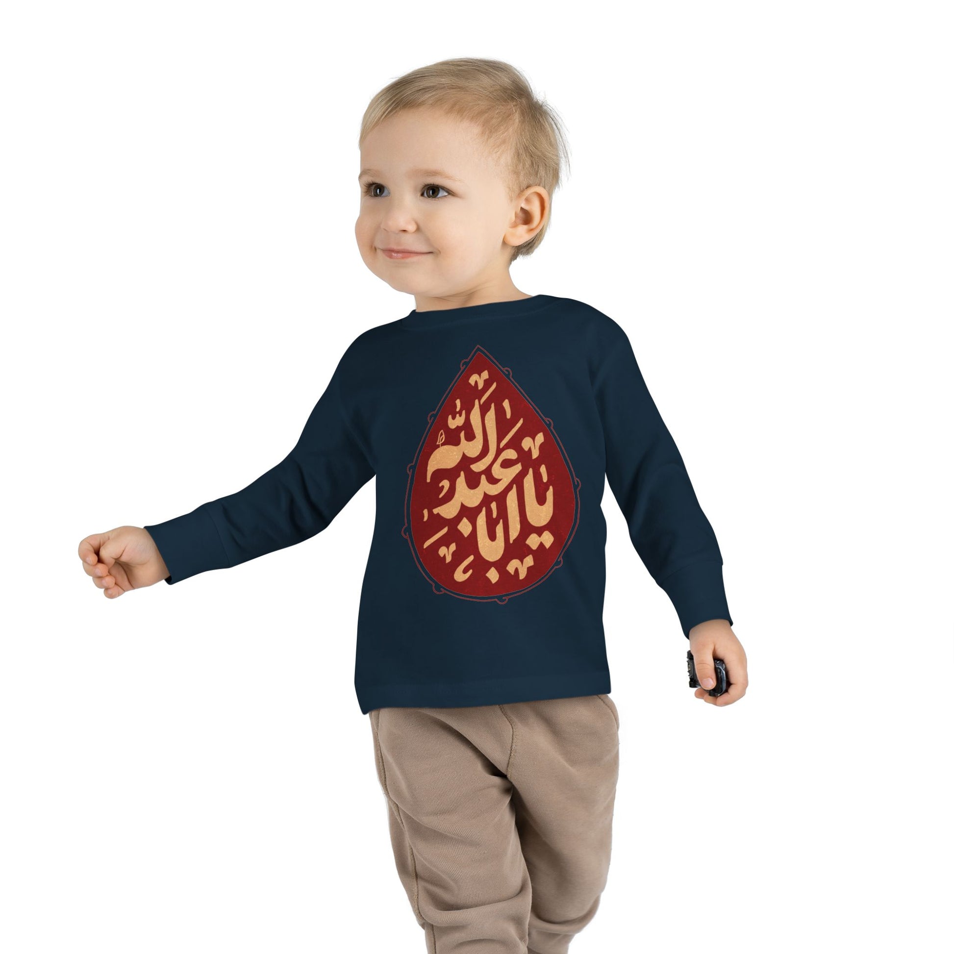 “Ya Aba Abdillah” – Muharram & Arbaeen Edition | Unisex Toddler Long Sleeve Tee